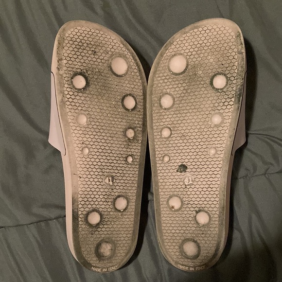 Off white slides pool slider pink in size 11 US - Picture 4 of 4